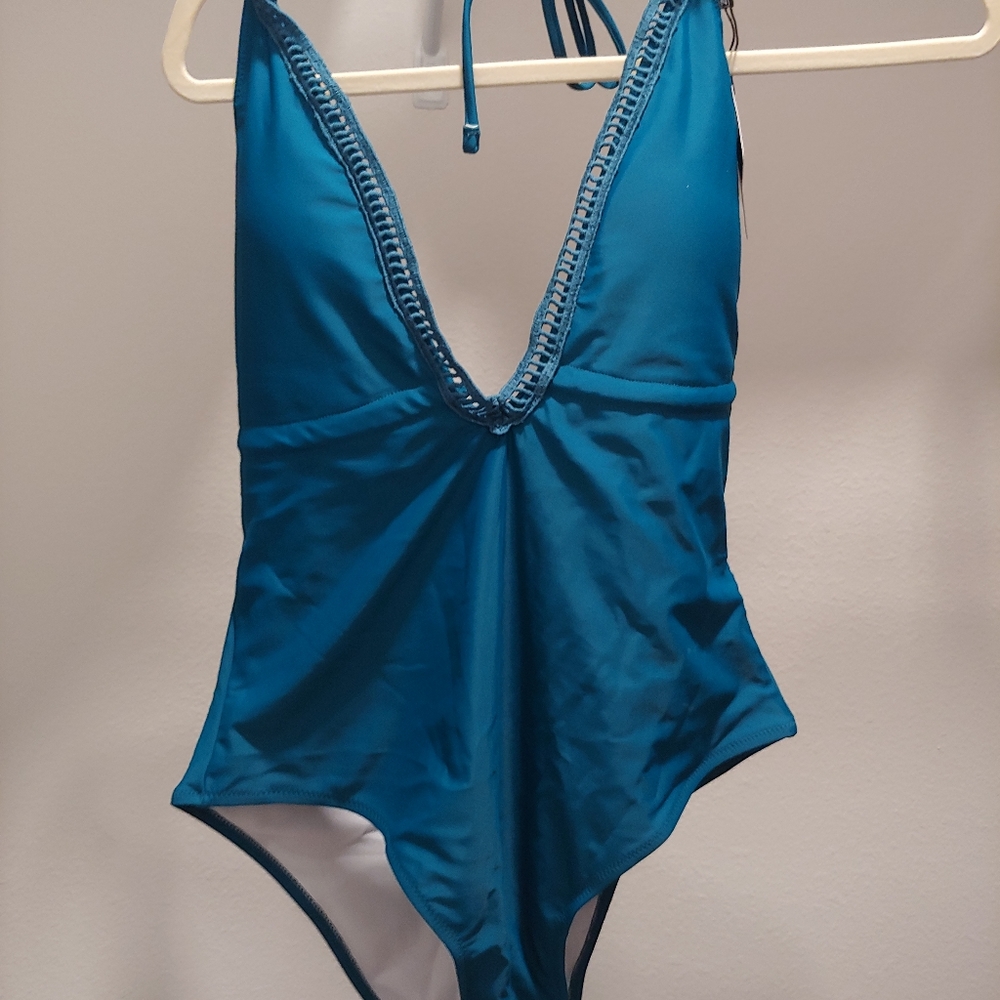 Zaful teal one piece 3/30
